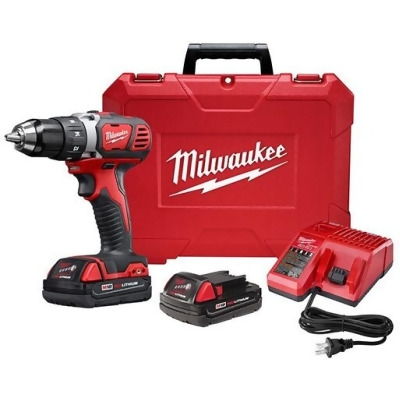 MILWAUKEE ELECTRIC TOOL CORP 2606-22Ct M18 Compact Drill Kit from