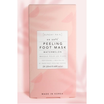 watermelon skin,watermelon sunday rain watermelon foot mask - os / red