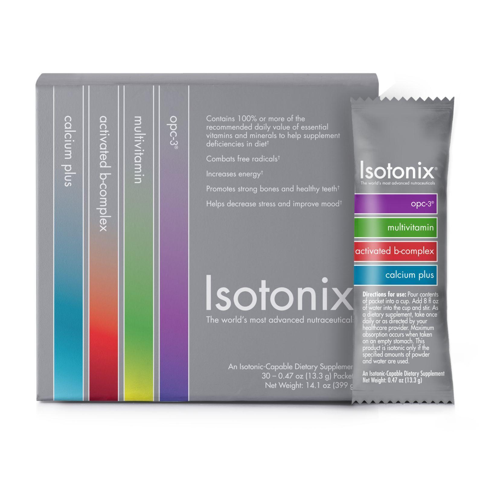 Isotonix Daily Essentials Packets,Vegetarian, Product Tested NO Detectable GMO