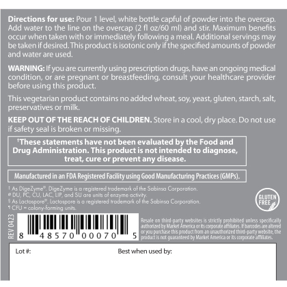 Isotonix&reg; Digestive Enzymes with Probiotics alternate image