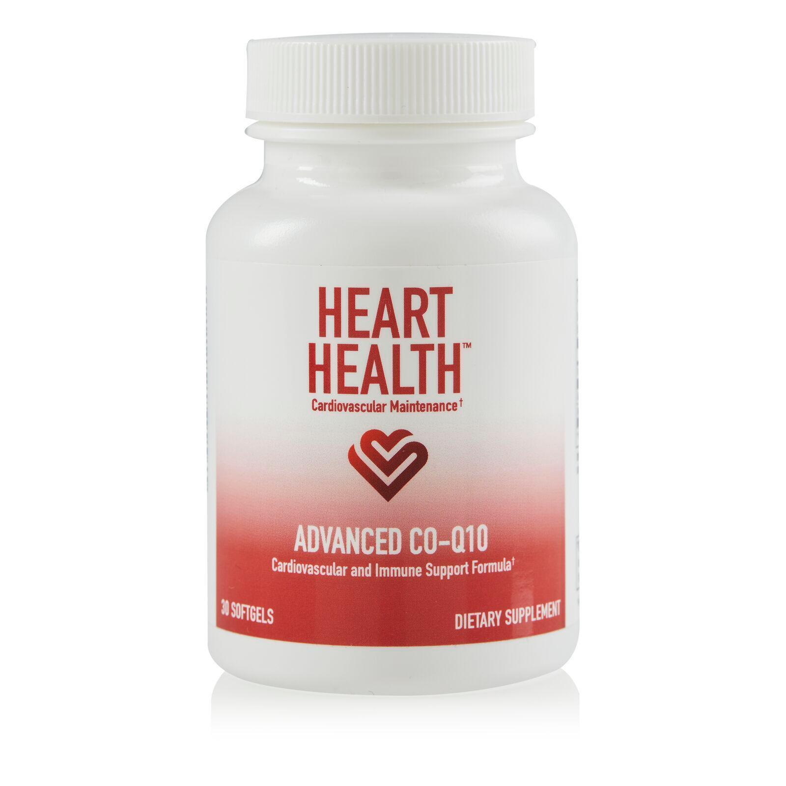 Heart Health Advanced Co-Q10 (Cardiovascular & Immune Support),Essentials, Product Tested no detectable GMO