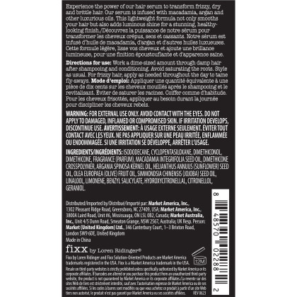 Fixx&trade; No Frizz Hair Serum alternate image