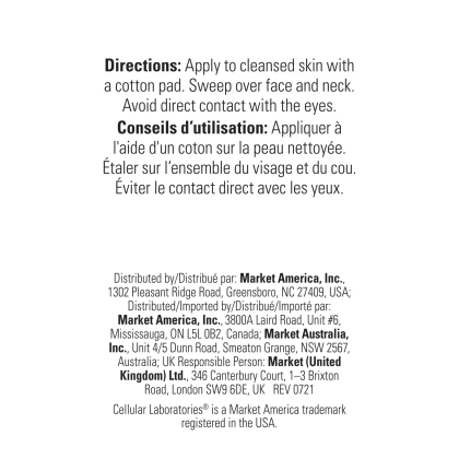 Cellular Laboratories&reg; De-Aging Toner alternate image