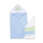 Spasilk Hooded Towel & Washcloth Set - Dino Spasilk Hooded Towel & Washcloth Set - Dino