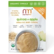 NurturMe 3.7 oz. Quinoa + Apple Organic Baby Cereal NurturMe 3.7 oz. Quinoa + Apple Organic Baby Cereal