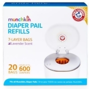 Arm & Hammer Diaper Pail Bag Refills (20 Pack) For Baby Arm & Hammer Diaper Pail Bag Refills (20 Pack) For Baby