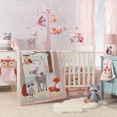 Lambs Ivy Little Woodland Forest 4 Piece Crib Bedding Set From