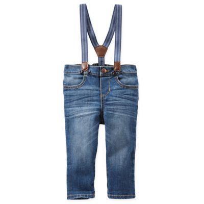 jean suspender pants