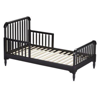 black toddler bed