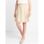 Gap Girls Shimmer Waist Pleated Skirt Size M Plus - White Gap Girls Shimmer Waist Pleated Skirt Size M Plus - White