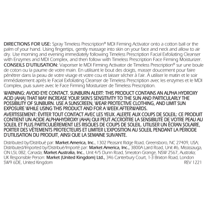 Timeless Prescription&reg; MDI Firming Activator alternate image