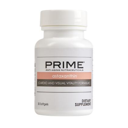 Prime™ Astaxanthin Cardio and Visual Vitality Formula - Prime Astaxanthin Cardio & Visual Vitality Formula uses AstaReal® astaxanthin. With high quality and stability, AstaReal® astaxanthin ranks among the purest and most powerful antioxidants available. AstaReal® uses precision cultivation...