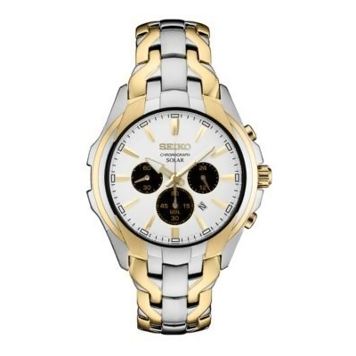seiko men's stainless steel bracelet watch