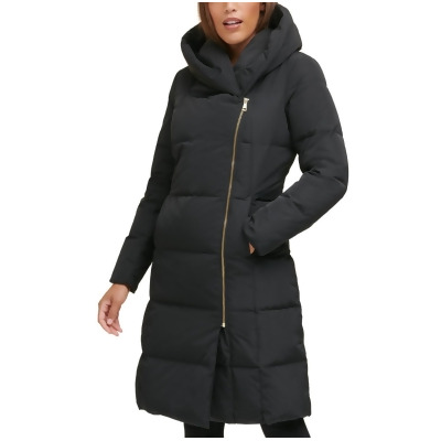 Cole Haan Signature Asymmetrical Pillow Collar Puffer Coat From