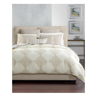 Hotel Collection Cotton Diamond Embroidered King Duvet Cover