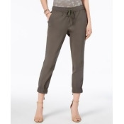 I.n.c. Lace-Up Cropped Jogger Pants, Created for Macy's I.n.c. Lace-Up Cropped Jogger Pants, Created for Macy's