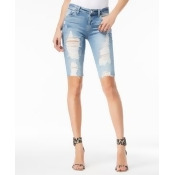 Guess Destructed Denim Bermuda Shorts Guess Destructed Denim Bermuda Shorts