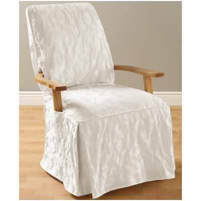 Damask Dining Chair Covers In Com, Matelasse Damask Dining Room Chair Slipcover