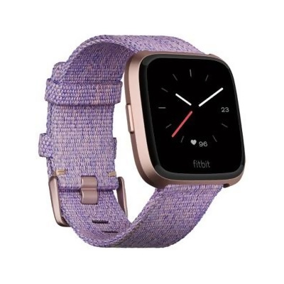 fitbit versa charcoal woven band
