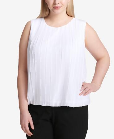 macy's calvin klein plus size tops