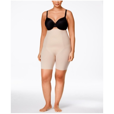 spanx thinstincts high waisted mid thigh short