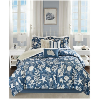 Madison Park Cape Cod 7 Pc California King Comforter Set Bedding