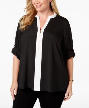 calvin klein blouses plus size