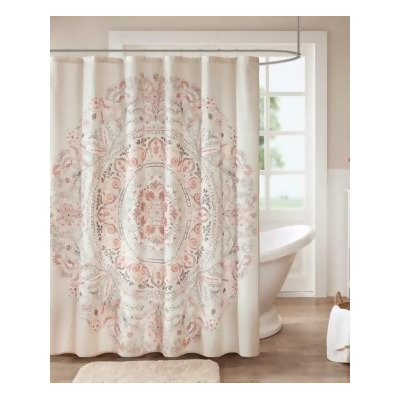 Madison Park Elise 72 X 72 Cotton Printed Shower Curtain Bedding