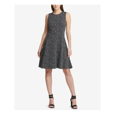 tweed fit and flare dress
