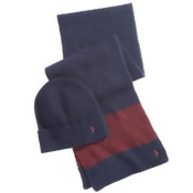 Polo Ralph Lauren Men's Rugby-Stripe Beanie & Scarf Set Polo Ralph Lauren Men's Rugby-Stripe Beanie & Scarf Set
