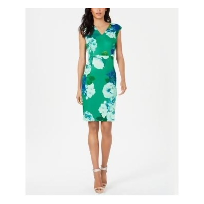 macys calvin klein floral dress