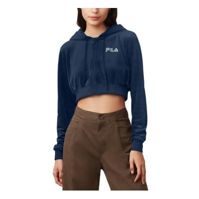 fila zip up crop top