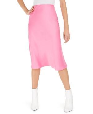 mid length satin skirts macys