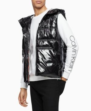 calvin klein men's hooded jacket