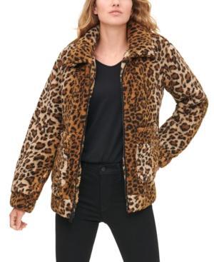macy's leopard print jacket
