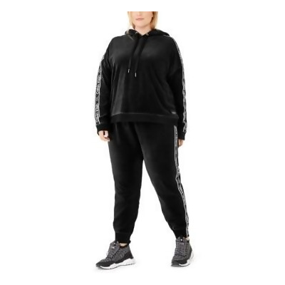 calvin klein logo tape hoodie