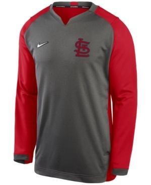 Nike Men&#39;s St. Louis Cardinals Authentic Collection Thermal Crew Sweatshirt from Macy&#39;s at SHOP.COM