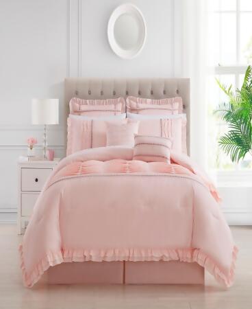 Chic Home Yvette 8 Piece King Comforter Set Bedding from Macy&#39;s at SHOP.COM