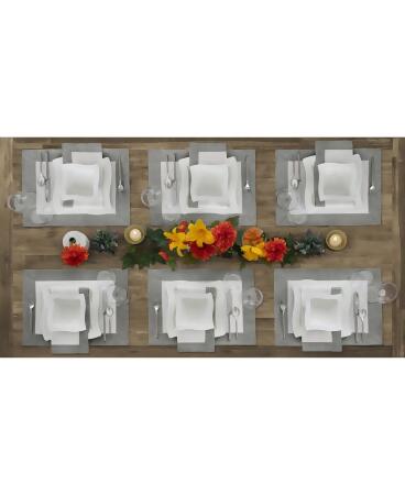 Villeroy Boch New Wave Metallic Border Linen Placemat Set Of 4 14 X From Macy S At Shop Com