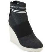 dkny anna slip on wedge sneaker