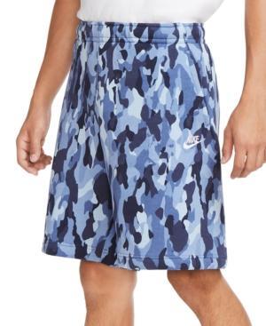 nike camo fleece shorts