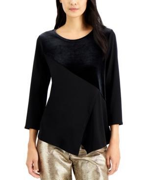 macys velvet tops