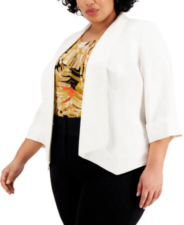 plus size linen jacket