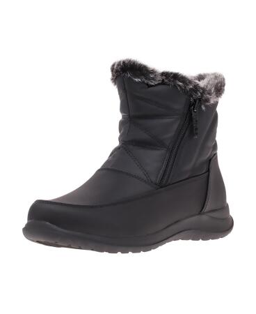 totes womens janet waterproof winter boots flat heel