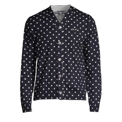 comme des garcons polka dot shirt