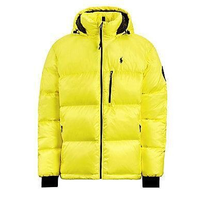 yellow polo coat