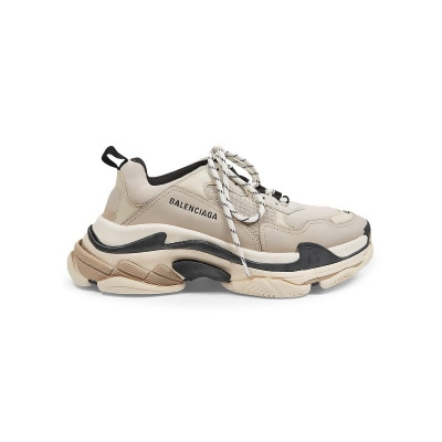 Balenciaga Triple S Mesh Nubuck And Leather Sneakers for