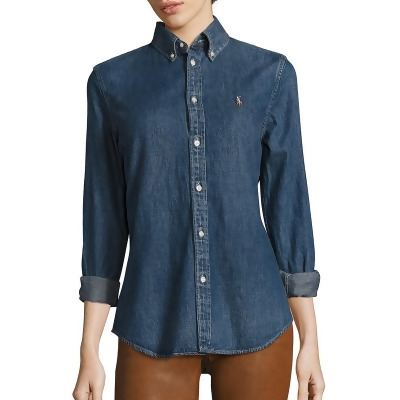 ralph lauren denim shirt womens