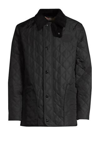 Burberry Men S Cotswold Quilted Barn Jacket Black Size 46 Eu