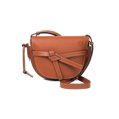 Loewe Women&#39;s Small Gate Leather Saddle Bag - Rust from Saks Fifth Avenue at SHOP.COM